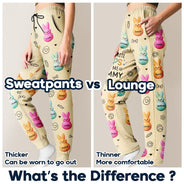 Easter,Gift For Mother,Gift For Grandma,Happy - My Favorite Peeps Call Me Grandma - Personalized Pajama Pants