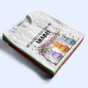 Gift For Grandma,Grandma - Grandkids,Happy - My Favourite Peeps Call Me Nanny - Personalised T Shirt