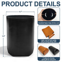 Gift For Grandpa,Top Market,Proud,Icon - My Favorite People Call Me Papa - Personalized Engraved Leather Can Cooler