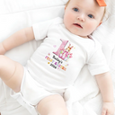 Easter,New baby,Dad - Sons,Gift For Son,Mom - Sons,Gift For Daughter,Dad - Daughters (Young),Mom - Daughters (Young),Gift For Kids,Gift For Grandkids,Happy - My First Easter - Personalized Baby Onesie