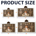 Reading, Gift For Yourself - My Reading Blanket Just A Girl Who Loves Books - Personalized Wearable Hooded Blanket

