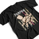 Dad Grandpa And Kids - Birthday, Loving Gift For Daddy, Father, Grandfather, Daughters, Sons, Grandkids - Personalized Custom T Shirt