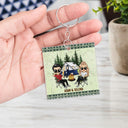 Happy Campers Adventure Awaits - Gift For Camping Couples, Wife, Husband - Personalized Custom Acrylic Keychain
