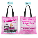 Never Dreamed I'd Grow Up To Be A Super Sexy Pontoon Queen - Traveling, Cruising Gift For Pontooning Lovers, Lake Lovers, Travelers, Women - Personalized Custom Zippered Canvas Bag