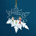 Grandchildren Are Like Snowflakes - Christmas Gift For Grandparents, Grandma, Grandpa, Family - Personalized Custom Shaped Acrylic Ornament
