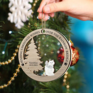Memorial Dog Cat - Christmas Keepsake Gift For Pet Lovers - Personalized 2-Layered Mix Ornament