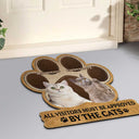 Custom Photo All Guests Must Be Approved - Gift For Pet Lovers - Personalized Custom Shaped Doormat