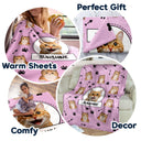 Custom Photo Your Dog Cat - Gift For Pet Lovers - Personalized Fleece Blanket