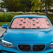 Custom Photo Pet Faces Human Faces - Gift For Dog Lovers, Cat Lovers, Family - Personalized Auto Sunshade