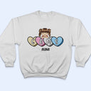 Mama's Sweet Candy Hearts - Birthday, Loving Gift For Mother, Mom, Grandma, Grandmother - Personalized T Shirt