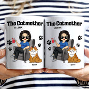 The Cat Mother - Birthday, Loving Gift For Cat Moms, Cat Lovers - Personalized Mug
