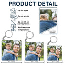Custom Photo The World's Best Dad - Gift For Daddy, Father, Grandfather, Grandpa - Personalized Acrylic Keychain