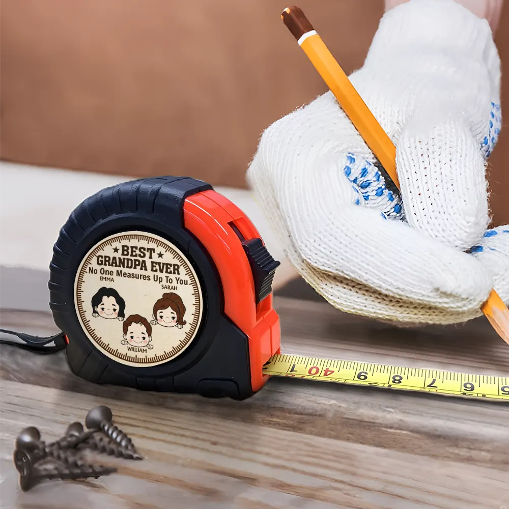 Dad No One Measures Up To You - Personalized Tape Measure