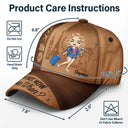 Just A Girl Boy Loves Traveling - Personalized Classic Cap