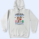 Travel Partners For Life Y2K Couple - Personalized T Shirt