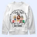 Girls' Trip We're Trouble When We're Together - Personalized T Shirt