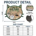 Funny Cartoon Cats We Make The Rules - Personalized Custom Shaped Doormat