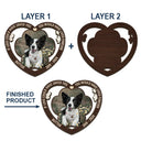 Custom Photo Memorial You Were My Favorite Hello And My Hardest Goodbye - Personalized Custom Shaped Car Visor Clip