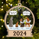They Still Talk About You Memorial - Personalized 2-Layered Mix Ornament