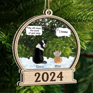 They Still Talk About You Memorial - Personalized 2-Layered Mix Ornament
