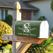 Family - Family Name Monogram - Personalized Mailbox Cover