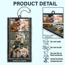 Gift For Couples, Gift For Husband, Gift For Wife, Gift For Boyfriend, Gift For Girlfriend, Family, Gift For Bestie - Custom Photo Couple Family Friends Camera Film Roll - Personalized Acrylic Car Hanger
