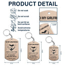Gift For Couples, Gift For Husband, Gift For Wife, Gift For Boyfriend, Gift For Girlfriend - Couple Holding Hands You Are My Heart My Soul My Treasure - Personalized Aluminum Keychain