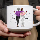 Gift For Daughter, Mom - Daughters (Adult) - My Daughter Whisper Back I Am The Storm - Personalized Pottery Mug
