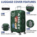 Travel,Gift For Women,Gift For Men,Gift For Yourself,Happy - Collect Moments Not Things Travel Lover Y2K - Personalized Luggage Cover