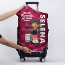 Travel,Gift For Women,Gift For Men,Gift For Yourself,Happy - Collect Moments Not Things Travel Lover Y2K - Personalized Luggage Cover