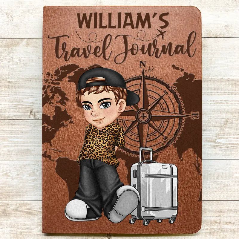 Travel,Gift For Yourself,Gift For Women,Gift For Men - Adventure Book Travel Journal - Personalized Leather Journal