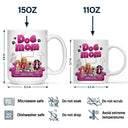 Dog Lovers, Dog Mom, Dog Dad, Gift For Yourself, Happy - Treat Dealer 3D Effect Dogs - Personalized Mug