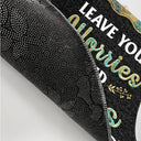 Leave Your Worries And Shoes At The Door - Home Decor, Birthday, Loving Gift For Yourself, Women, Yoga Lovers - Personalized Custom Doormat