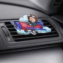 America 250th,Custom Photo,Independence Day,Parents,Adorable,Cut-Face Photo - Custom Photo America 250 Lookin' Fly Baby - Personalized Acrylic Car Vent Clip