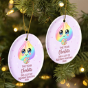 Top Market,Playful,Christmas,Gift For Kids,Icon - Cute Dumpling Squishy Hunter Gift For Kids - Personalized Circle Ceramic Ornament