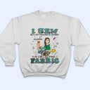 I Sew But My Favorite Hobby - Gift For Sewing Lovers - Personalized Custom T Shirt