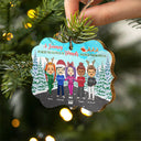 Journey With Best Friends - Christmas Gift For BFF Besties - Personalized Custom Wooden Ornament