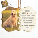 Custom Photo Dog Cat If Love Alone Could Have Kept You Here - Memorial Gift - Personalized Custom Wooden Ornament