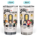Sisters Forever - Gift For Sisters, Besties - Personalized Custom Tumbler