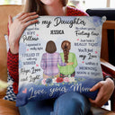 I Hug This Soft Pillow - Gift For Daughter - Personalized Custom Pillow