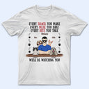 Every Snack You Make Every Meal You Bake Dog Dad Cat Dad - Birthday, Loving Gift For Daddy, Father, Grandfather, Grandpa, Husband, Pet Lovers, Men - Personalized Custom T Shirt