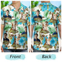 Custom Photo Human And Pet Faces - Gift For Men, Women, Dog And Cat Lovers - Personalized Hawaiian Shirt