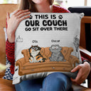 Reserved For The Cat - Gift For Cat Lovers - Personalized Pillow