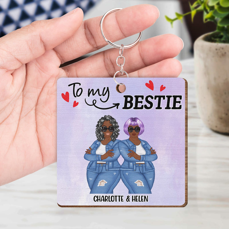 I May Not Be Able To Solve Your Problems - Gift For Besties - Personalized Wooden Keychain