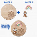 If Love Alone Could Have Kept You Here - Christmas Keepsake, Dog Memorial Gift - Personalized 2-Layered Wooden Ornament