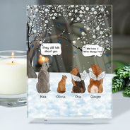 I Still Talk About You - Memorial Gift For Pet Lovers - Personalized Vertical Rectangle Acrylic Plaque