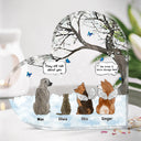 They Still Talk About You - Memorial Gift For Pet Lovers - Personalized Heart Shaped Acrylic Plaque