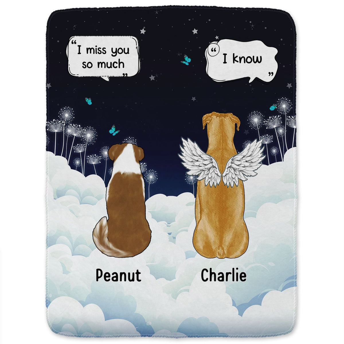 They Still Talk About You Dark - Gift For Pet Lovers - Personalized Fleece Blanket, Sherpa Blanket