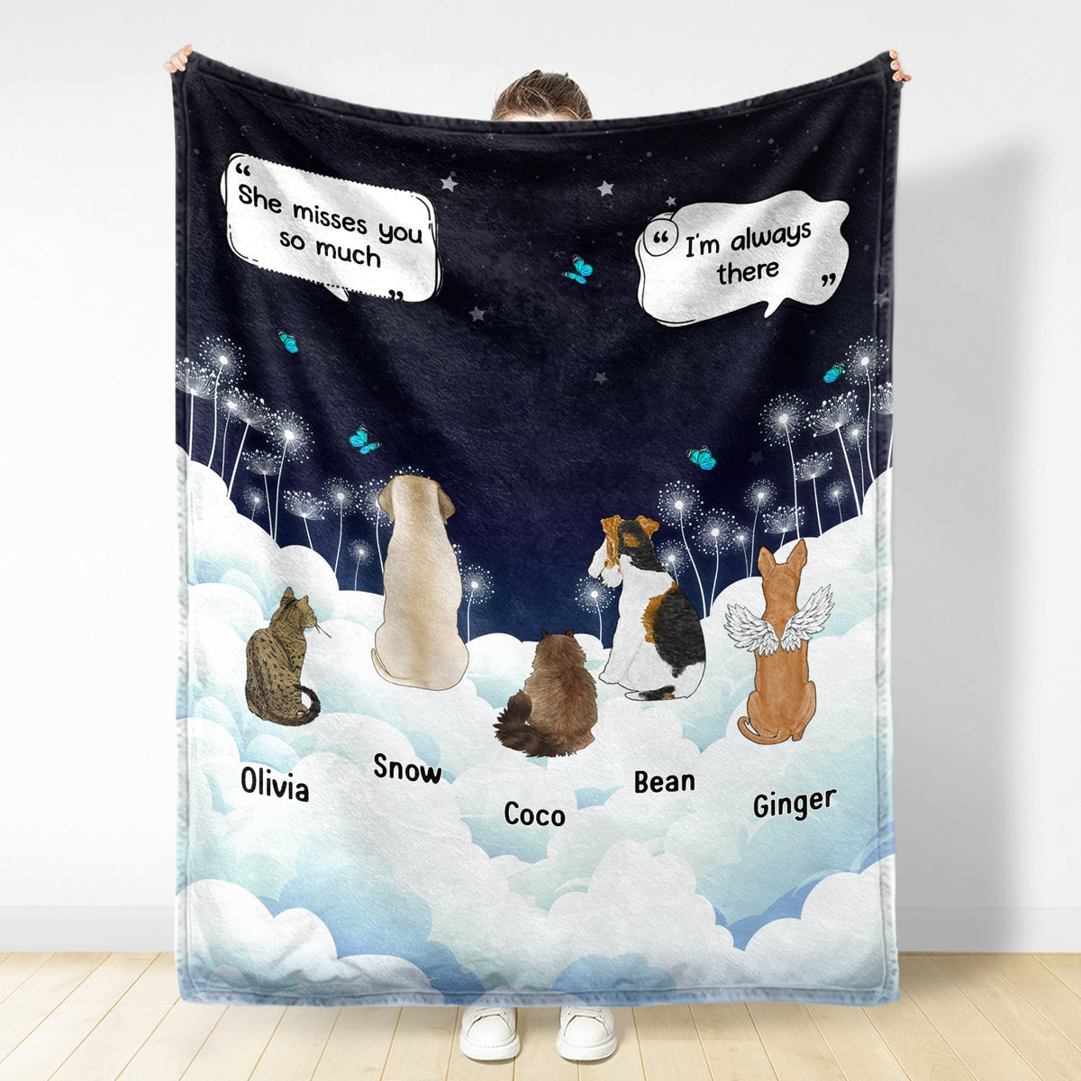 They Still Talk About You Dark - Gift For Pet Lovers - Personalized Fleece Blanket, Sherpa Blanket