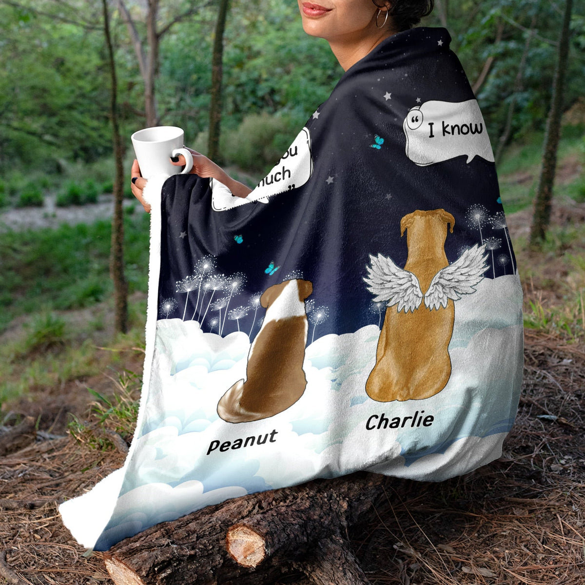 They Still Talk About You Dark - Gift For Pet Lovers - Personalized Fleece Blanket, Sherpa Blanket